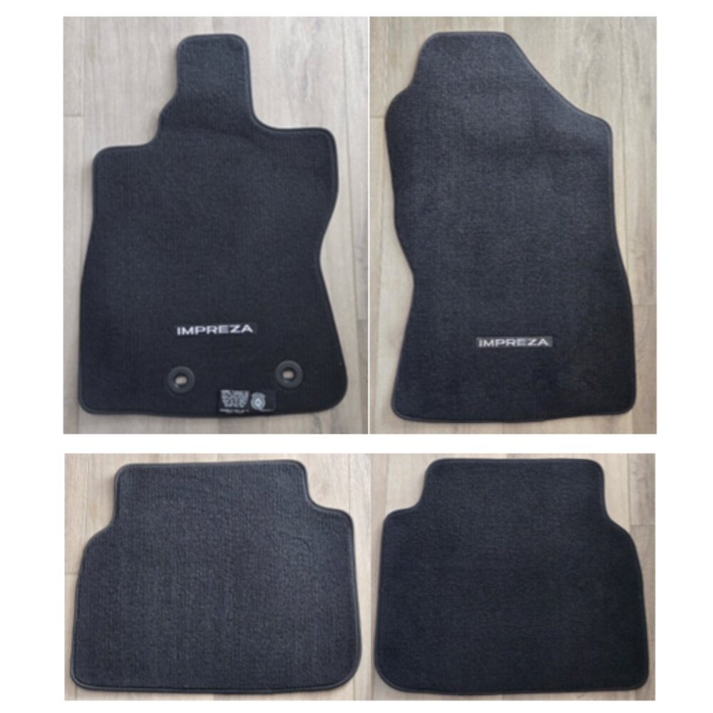 Genuine 4-pc Subaru Impreza OEM Carpet Floor Mat Set J501SFN101